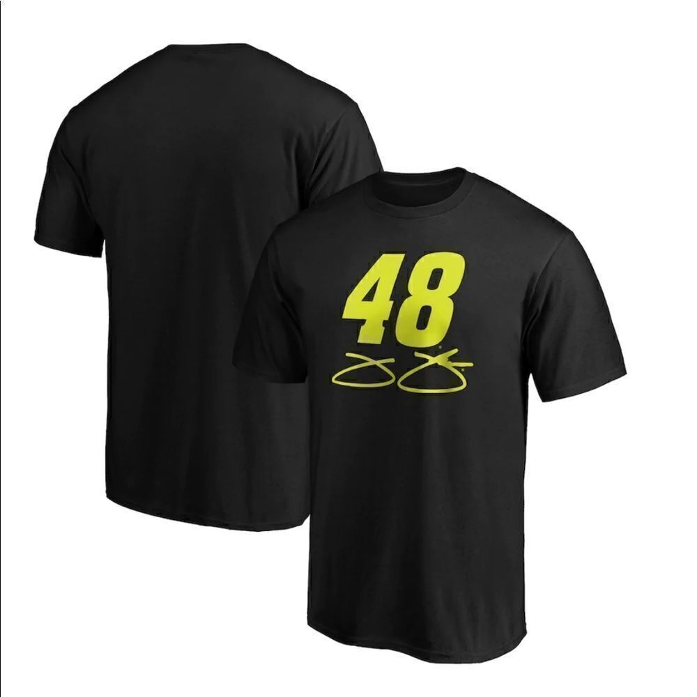 Jimmie Johnson Fanatics Black Number Sigature Tee